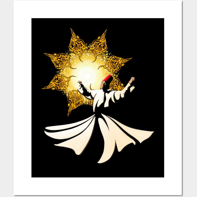 Whirling Dervish Wall Art by Roy's Disturbia